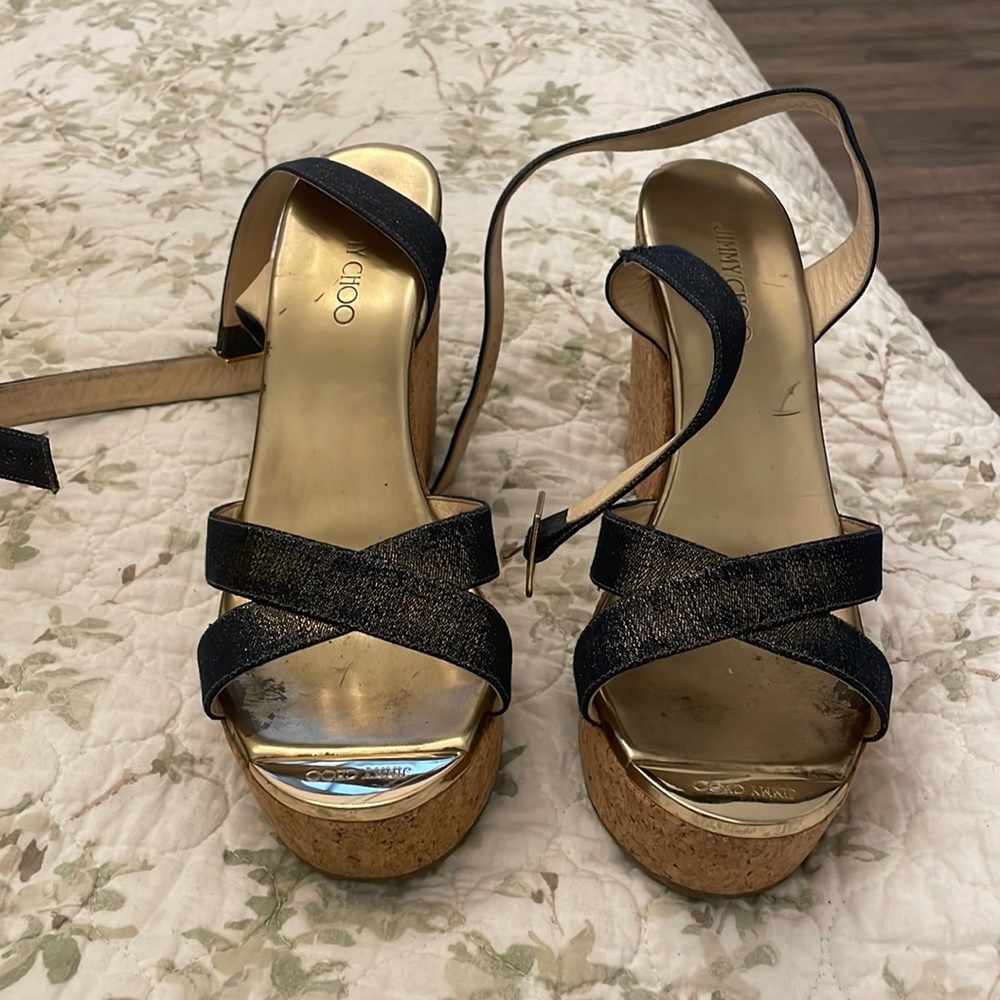 Jimmy Choo Platforms Jeans
